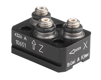 BK 微型三軸壓電電荷型加速度計4326-A型