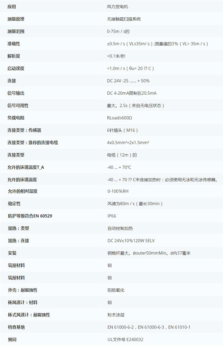 德***科瑞文KriwanINT10 IF風速傳感器13N310S101技術參數